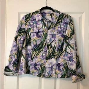 Women’s denim print jacket